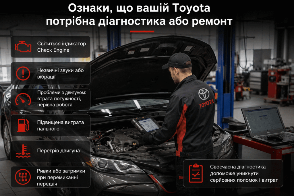 коли потрібен ремонт тойоти